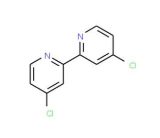 4,4&prime;-Dichloro-2,2&prime;-bipyridine (CAS 1762-41-0) - chemical structure image