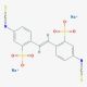 4,4′-Diisothiocyanatostilbene-2,2′-disulfonic acid disodium salt (CAS 67483-13-0) - chemical structure image