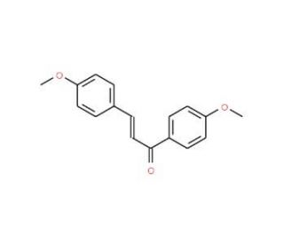 4,4&prime;-Dimethoxychalcone (CAS 2373-89-9) - chemical structure image