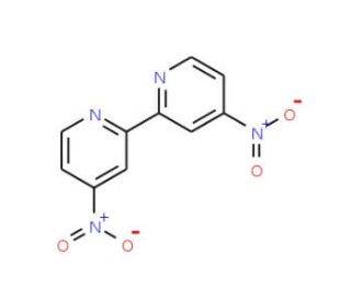 4,4&prime;-Dinitro-2,2&prime;-bipyridine (CAS 18511-72-3) - chemical structure image