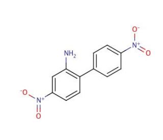 4,4&prime;-Dinitro-2-biphenylamine (CAS 51787-75-8) - chemical structure image