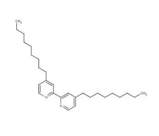 4,4&prime;-Dinonyl-2,2&prime;-dipyridyl (CAS 142646-58-0) - chemical structure image
