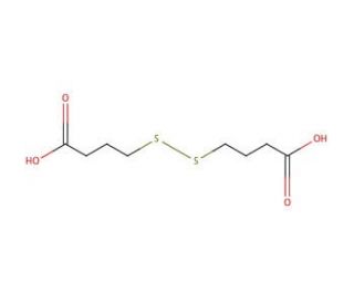 4,4&prime;-Dithiodibutyric acid (CAS 2906-60-7) - chemical structure image