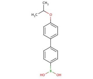 4-(4&prime;-Isopropoxyphenyl)phenylboronic acid (CAS 870717-98-9) - chemical structure image