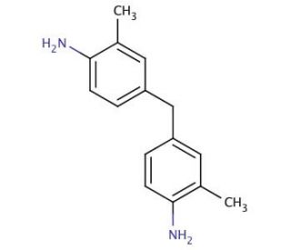 4,4&prime;-Methylene-bis(2-methylaniline) (CAS 838-88-0) - chemical structure image