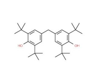 4,4&prime;-Methylenebis(2,6-di-tert-butylphenol) (CAS 118-82-1) - chemical structure image