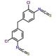 4,4′-Methylenebis(2-chlorophenyl)diisothiocyanate (CAS 206761-69-5) - chemical structure image