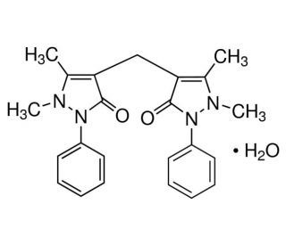 4,4&prime;-Methylenediantipyrine (CAS 1251-85-0) - chemical structure image