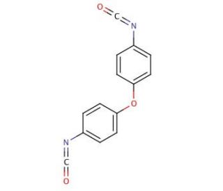 4,4&prime;-Oxybis(phenyl isocyanate) (CAS 4128-73-8) - chemical structure image