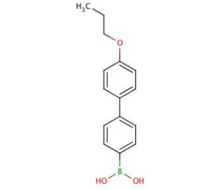 4-(4&prime;-Propoxyphenyl)phenylboronic acid (CAS 849062-20-0) - chemical structure image