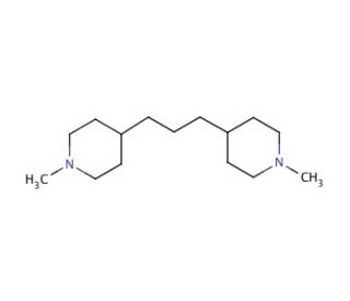 4,4&prime;-Trimethylenebis(1-methylpiperidine) (CAS 64168-11-2) - chemical structure image