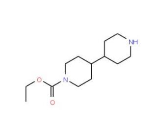 [4,4&prime;]Bipiperidinyl-1-carboxylic acid ethyl ester - chemical structure image