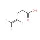 4,5,5-Trifluoropent-4-enoic acid (CAS 110003-22-0) - chemical structure image