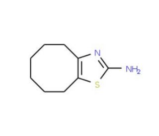 4,5,6,7,8,9-Hexahydro-cyclooctathiazol-2-ylamine (CAS 27461-00-3) - chemical structure image