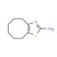 4,5,6,7,8,9-Hexahydro-cyclooctathiazol-2-ylamine (CAS 27461-00-3) - chemical structure image