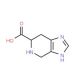 4,5,6,7-Tetrahydro-1H-imidazo[4,5-c]pyridine-6-carboxylic acid (CAS 495-77-2) - chemical structure image