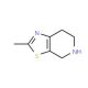 4,5,6,7-Tetrahydro-2-methylthiazolo[5,4-c]pyridine (CAS 124458-27-1) - chemical structure image