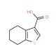 4,5,6,7-Tetrahydro-benzo[b]thiophene-3-carboxylic acid (CAS 19156-54-8) - chemical structure image