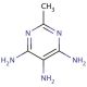 4,5,6-Triamino-2-methylpyrimidine - chemical structure image