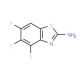 4,5,6-Trifluoro-benzothiazol-2-ylamine - chemical structure image