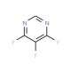 4,5,6-Trifluoropyrimidine (CAS 17573-78-3) - chemical structure image