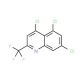 4,5,7-Trichloro-2-(trifluoromethyl)quinoline (CAS 175203-41-5) - chemical structure image