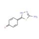 4-(5-Amino-[1,3,4]thiadiazol-2-yl)-phenol - chemical structure image