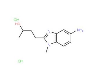 4-(5-Amino-1-methyl-1H-benzoimidazol-2-yl)-butan-2-ol dihydrochloride - chemical structure image