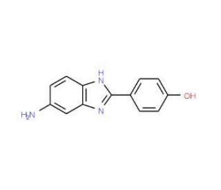4-(5-Amino-1H-benzoimidazol-2-yl)-phenol (CAS 435341-99-4) - chemical structure image