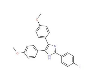 4,5-Bis(4-methoxyphenyl)-2-(4-iodophenyl)-1H-imidazole - chemical structure image