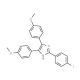 4,5-Bis(4-methoxyphenyl)-2-(4-iodophenyl)-1H-imidazole - chemical structure image
