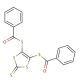 4,5-Bis(benzoylthio)-1,3-dithiole-2-thione (CAS 68494-08-6) - chemical structure image