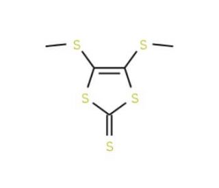 4,5-Bis(methylthio)-1,3-dithiole-2-thione (CAS 49638-64-4) - chemical structure image