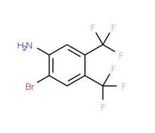 4,5-Bis(trifluoromethyl)-2-bromoaniline (CAS 230295-15-5) - chemical structure image