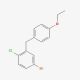 4-(5-Bromo-2-chlorobenzyl)phenyl ethyl ether (CAS 461432-23-5) - chemical structure image