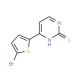 4-(5-Bromo-2-thienyl)pyrimidine-2-thiol - chemical structure image