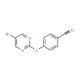 4-(5-Bromo-pyrimidin-2-yloxy)-benzonitrile (CAS 887430-98-0) - chemical structure image