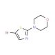 4-(5-Bromothiazol-2-yl)morpholine (CAS 933728-73-5) - chemical structure image