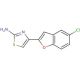 4-(5-chloro-1-benzofuran-2-yl)-1,3-thiazol-2-amine (CAS 501650-75-5) - chemical structure image