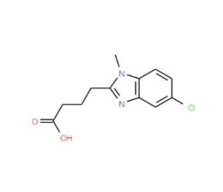 4-(5-Chloro-1-methyl-1H-benzoimidazol-2-yl)-butyric acid - chemical structure image