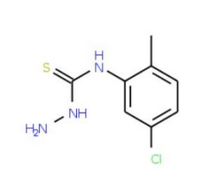 4-(5-Chloro-2-methylphenyl)-3-thiosemicarbazide (CAS 66298-10-0) - chemical structure image