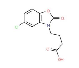 4-(5-Chloro-2-oxo-benzooxazol-3-yl)-butyric acid - chemical structure image