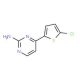 4-(5-Chloro-2-thienyl)-2-pyrimidinamine (CAS 855308-65-5) - chemical structure image