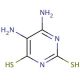 4,5-Diamino-2,6-dimercaptopyrimidine (CAS 31295-41-7) - chemical structure image