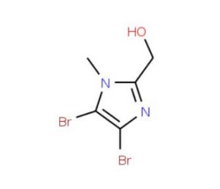 (4,5-Dibromo-1-methyl-1H-imidazol-2-yl)methanol - chemical structure image