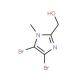 (4,5-Dibromo-1-methyl-1H-imidazol-2-yl)methanol - chemical structure image