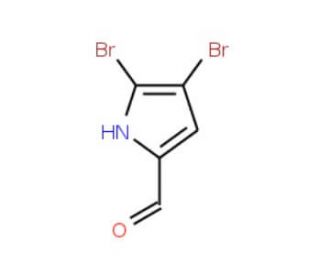 4,5-Dibromo-1H-pyrrole-2-carboxaldehyde (CAS 932-82-1) - chemical structure image