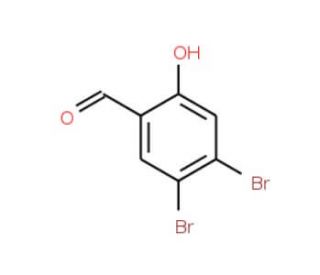 4,5-Dibromo-2-hydroxy-benzaldehyde - chemical structure image