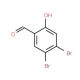 4,5-Dibromo-2-hydroxy-benzaldehyde - chemical structure image