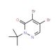 4,5-Dibromo-2-(tert-butyl)-3(2H)-pyridazinone - chemical structure image